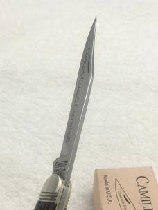 Vintage Camillus Classic Cartridge Knife CCC-3 1993 7mm Mauser Cartridge Shield Vintage Camillus Classic Cartridge Knife CCC-3 1993 7mm Mauser Cartridge Shield