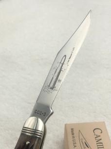 Vintage Camillus Classic Cartridge Knife CCC-3 1993 7mm Mauser Cartridge Shield Vintage Camillus Classic Cartridge Knife CCC-3 1993 7mm Mauser Cartridge Shield