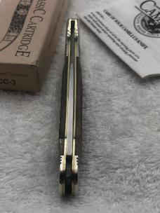 Vintage Camillus Classic Cartridge Knife CCC-3 1993 7mm Mauser Cartridge Shield Vintage Camillus Classic Cartridge Knife CCC-3 1993 7mm Mauser Cartridge Shield