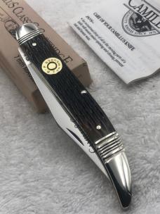 Vintage Camillus Classic Cartridge Knife CCC-3 1993 7mm Mauser Cartridge Shield Vintage Camillus Classic Cartridge Knife CCC-3 1993 7mm Mauser Cartridge Shield