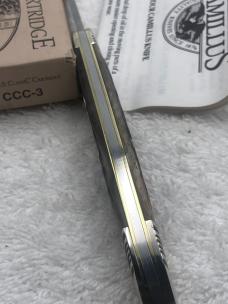 Vintage Camillus Classic Cartridge Knife CCC-3 1993 7mm Mauser Cartridge Shield Vintage Camillus Classic Cartridge Knife CCC-3 1993 7mm Mauser Cartridge Shield