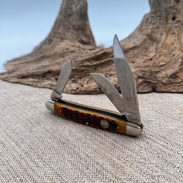 Boker Tree Brand Brown Bone 3 blade Stockman 110726 High Carbon knife (65) Boker Tree Brand Brown Bone 3 blade Stockman 110726 High Carbon knife (65)