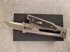 REATE EXO-M BLACK MICARTA/TITANIUM HANDLE GRAVITY KNIFE REATE EXO-M BLACK MICARTA/TITANIUM HANDLE GRAVITY KNIFE