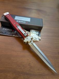 NIB AGA CAMPOLIN RED ANODIZED ALUMINUM ZERO PLUS POLISHED DAGGER 26cm-10.25 INCHES NIB AGA CAMPOLIN RED ANODIZED ALUMINUM ZERO PLUS POLISHED DAGGER 26cm-10.25 INCHES