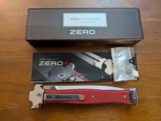 NIB AGA CAMPOLIN RED ANODIZED ALUMINUM ZERO PLUS POLISHED DAGGER 26cm-10.25 INCHES NIB AGA CAMPOLIN RED ANODIZED ALUMINUM ZERO PLUS POLISHED DAGGER 26cm-10.25 INCHES