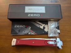 NIB AGA CAMPOLIN RED ANODIZED ALUMINUM ZERO PLUS POLISHED DAGGER 26cm-10.25 INCHES NIB AGA CAMPOLIN RED ANODIZED ALUMINUM ZERO PLUS POLISHED DAGGER 26cm-10.25 INCHES