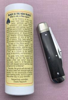 Waynorth Cutlery Black Jack Knife. Special Factory Order by Charlie C. SFO 861219. New in The Tube. Waynorth Cutlery Black Jack Knife. Special Factory Order by Charlie C. SFO 861219. New in The Tube.
