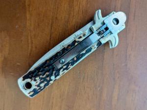 AKC / CAMPOLIN LEVERLETTO OR DOMINUS COPY BEAUTIFUL GNARLY STAG 15 CM--6 INCH 