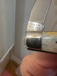 ‘78-79 *(Variant)* Case XX Stag Single blade Trapper 5154. See pics for details of this rare knife. ‘78-79 *(Variant)* Case XX Stag Single blade Trapper 5154. See pics for details of this rare knife.