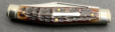 City Stock Stockman Pocket Knife. Charlie C. Special Factory Order. Dark Chestnut Jigged Bone Scales City Stock Stockman Pocket Knife. Charlie C. Special Factory Order. Dark Chestnut Jigged Bone Scales