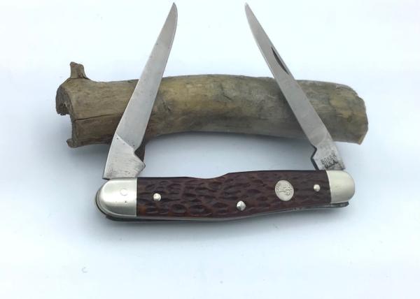 Vintage Boker USA 2 Blade Pocket Knife #9572