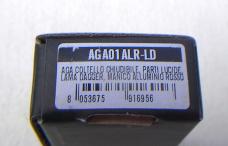 NEW AGA CAMPOLIN AUTOMATIC "ZERO" ANODIZED RED HANDLE POLISHED DAGGER BLADE NEW AGA CAMPOLIN AUTOMATIC "ZERO" ANODIZED RED HANDLE POLISHED DAGGER BLADE