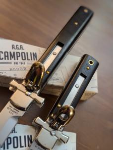 DUO OF AGA CAMPOLIN EBONY WOOD DOMINUS 23CM-9" BAYONET AND MINI DOMINUS 15CM-6 INCH AUTO..NIB DUO OF AGA CAMPOLIN EBONY WOOD DOMINUS 23CM-9" BAYONET AND MINI DOMINUS 15CM-6 INCH AUTO..NIB