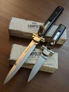 DUO OF AGA CAMPOLIN EBONY WOOD DOMINUS 23CM-9" BAYONET AND MINI DOMINUS 15CM-6 INCH AUTO..NIB DUO OF AGA CAMPOLIN EBONY WOOD DOMINUS 23CM-9" BAYONET AND MINI DOMINUS 15CM-6 INCH AUTO..NIB