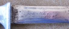 WW2 Knuckle Fighting Knife JOHN EK KNIFE HAMDEN CONN. 2D516 WW2 Knuckle Fighting Knife JOHN EK KNIFE HAMDEN CONN. 2D516