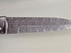 MIKOV DAMASCUS PREDATOR , SNAKEWOOD SCALES 