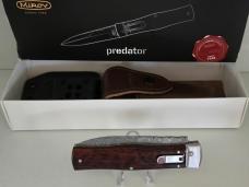 MIKOV DAMASCUS PREDATOR , SNAKEWOOD SCALES 