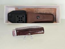 MIKOV DAMASCUS PREDATOR , SNAKEWOOD SCALES 