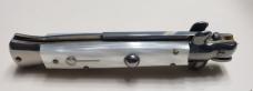  Rare Vintage 9" ARMANDO BELTRAME Switchblade with Imitation Pearl Scales 