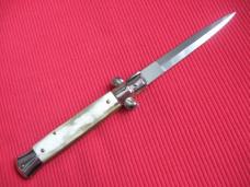 NEW ARMANDO BELTRAME 9" White Horn ITALIAN STILETTO Knife NEW ARMANDO BELTRAME 9" White Horn ITALIAN STILETTO Knife
