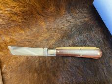 2024 AAPK Club Knife, GEC Great Eastern Cutlery, Kingwood Scales, Ramsfoot Carbon Blade, 933124 2024 AAPK Club Knife, GEC Great Eastern Cutlery, Kingwood Scales, Ramsfoot Carbon Blade, 933124
