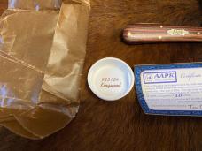 2024 AAPK Club Knife, GEC Great Eastern Cutlery, Kingwood Scales, Ramsfoot Carbon Blade, 933124 2024 AAPK Club Knife, GEC Great Eastern Cutlery, Kingwood Scales, Ramsfoot Carbon Blade, 933124