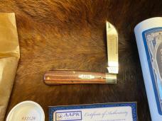 2024 AAPK Club Knife, GEC Great Eastern Cutlery, Kingwood Scales, Ramsfoot Carbon Blade, 933124 2024 AAPK Club Knife, GEC Great Eastern Cutlery, Kingwood Scales, Ramsfoot Carbon Blade, 933124
