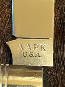 2024 AAPK Club Knife, GEC Great Eastern Cutlery, Kingwood Scales, Ramsfoot Carbon Blade, 933124 2024 AAPK Club Knife, GEC Great Eastern Cutlery, Kingwood Scales, Ramsfoot Carbon Blade, 933124