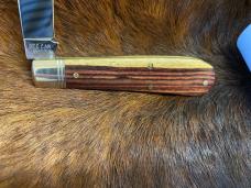 2024 AAPK Club Knife, GEC Great Eastern Cutlery, Kingwood Scales, Ramsfoot Carbon Blade, 933124 2024 AAPK Club Knife, GEC Great Eastern Cutlery, Kingwood Scales, Ramsfoot Carbon Blade, 933124