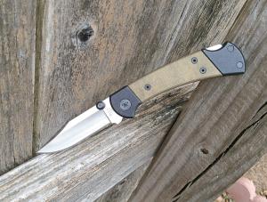Buck 112 Ranger Sport Folding Knife OD Green Micarta Handle S30V Blade - NEW