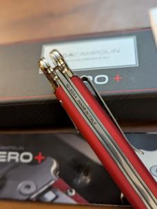 NIB AGA CAMPOLIN RED ANODIZED ALUMINUM ZERO PLUS AUTOMATIC WITH POLISHED DAGGER 26cm-10.25 INCHES NIB AGA CAMPOLIN RED ANODIZED ALUMINUM ZERO PLUS AUTOMATIC WITH POLISHED DAGGER 26cm-10.25 INCHES