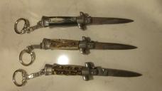 Group of 3 Mini Italian stiletto keychains Group of 3 Mini Italian stiletto keychains