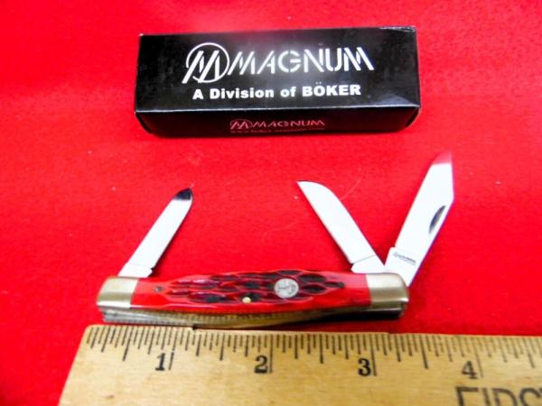 CLEARING OUT SAVE DOLLARS 3-1/2" TREE BRAND MAGNUM RED BONE STOCKMAN UNUSED GOOD ACTION FROM STORAGE