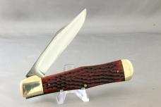 CASE XX 061050 (1940-1964) Coke Bottle Folding Hunter, Red Bone Handles, Free Shipping CASE XX 061050 (1940-1964) Coke Bottle Folding Hunter, Red Bone Handles, Free Shipping