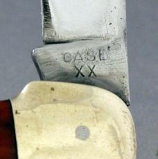 CASE XX 061050 (1940-1964) Coke Bottle Folding Hunter, Red Bone Handles, Free Shipping CASE XX 061050 (1940-1964) Coke Bottle Folding Hunter, Red Bone Handles, Free Shipping
