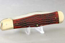 CASE XX 061050 (1940-1964) Coke Bottle Folding Hunter, Red Bone Handles, Free Shipping CASE XX 061050 (1940-1964) Coke Bottle Folding Hunter, Red Bone Handles, Free Shipping