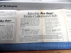 KABAR USED EMPTY BOXES AND PAPER WORK FROM YEARS PAST
