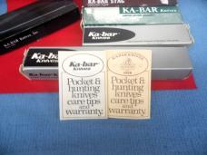 KABAR USED EMPTY BOXES AND PAPER WORK FROM YEARS PAST KABAR USED EMPTY BOXES AND PAPER WORK FROM YEARS PAST