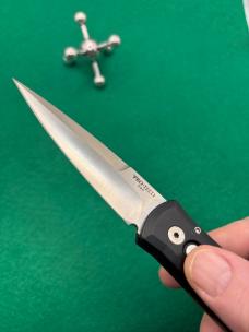 Brand New Protech Godfather in Amber Jigged Bone-Discontinued Brand New Protech Godfather in Amber Jigged Bone-Discontinued