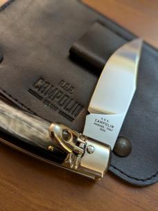NEW IN BOX BLACK & WHITE BRAZILIAN HORN AGA CAMPOLIN DIANA LEVERLOCK AUTO WITH SHEATH NEW IN BOX BLACK & WHITE BRAZILIAN HORN AGA CAMPOLIN DIANA LEVERLOCK AUTO WITH SHEATH