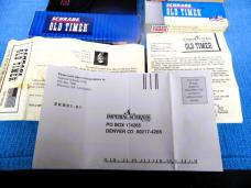 CLEARING OUT SAVE DOLLARS "5" USED SCHRADE-OLD TIMER BOXES AND PAPER WORK IN USEABLE CONDITION  