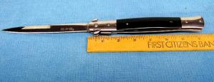 CLEARING OUT SAVE DOLLARS SPRING ASSIST 12" OPEN STILETTO "96 BAY" ON BLADE