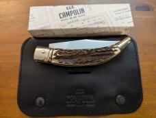 NEW IN BOX GNARLY STAG AGA CAMPOLIN DIANA LEVERLOCK AUTO WITH SHEATH 