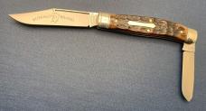 City Stock Stockman Pocket Knife. Charlie C. Special Factory Order. Dark Chestnut Jigged Bone Scales City Stock Stockman Pocket Knife. Charlie C. Special Factory Order. Dark Chestnut Jigged Bone Scales
