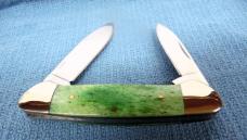 CLEARING OUT SALE ROUGH RIDER GREEN BONE 3-1/2" UNUSED CANOE IN BOX FROM STORAGE CLEARING OUT SALE ROUGH RIDER GREEN BONE 3-1/2" UNUSED CANOE IN BOX FROM STORAGE