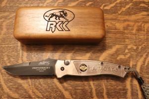 Randal Kink Swift-Striker I Desert Camo Tactical Automatic Knife