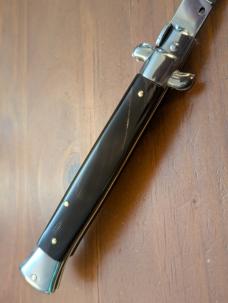 FRANK BELTRAME 28CM-11" BAYONET STILETTO SMOKEY BUFFALO HORN...NEW FRANK BELTRAME 28CM-11" BAYONET STILETTO SMOKEY BUFFALO HORN...NEW