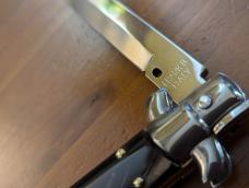 FRANK BELTRAME 28CM-11" BAYONET STILETTO SMOKEY BUFFALO HORN...NEW FRANK BELTRAME 28CM-11" BAYONET STILETTO SMOKEY BUFFALO HORN...NEW