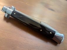 FRANK BELTRAME 28CM-11" BAYONET STILETTO SMOKEY BUFFALO HORN...NEW FRANK BELTRAME 28CM-11" BAYONET STILETTO SMOKEY BUFFALO HORN...NEW