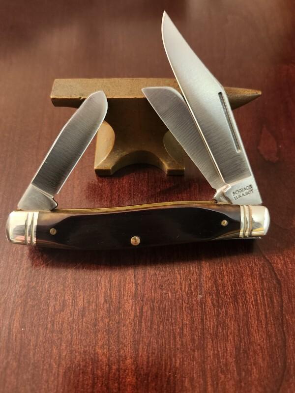 Rare Schrade USA 8OT Old Timer Senior Stockman - Beautiful Smooth Red Bone Rare Schrade USA 8OT Old Timer Senior Stockman - Beautiful Smooth Red Bone
